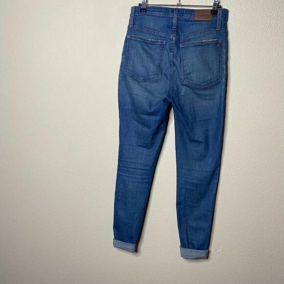 Madewell 11” High Rise Skinny Jeans Denim Medium Wash Size 26 - Picture 4 of 15